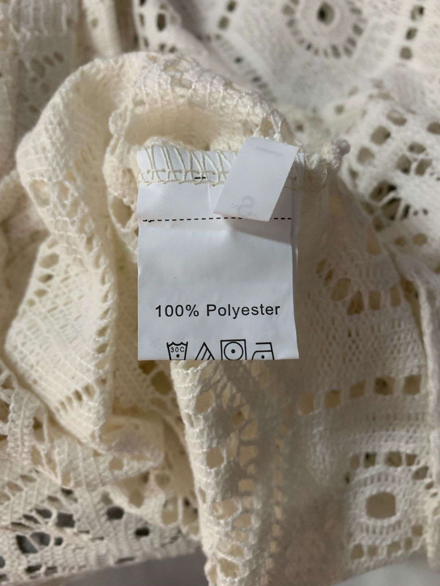 Crochet Button-Up Shorts Set image 5