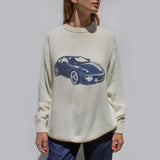 Casual Oversized Sweater with Graphic image 1