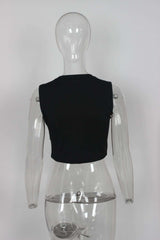 Retro Comic Graphic Sleeveless Crop Top image 4