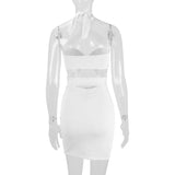Cut-Out Halter Mini Dress image 7