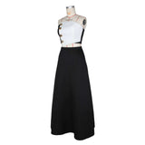 Strapless Colorblock Maxi Dress image 5