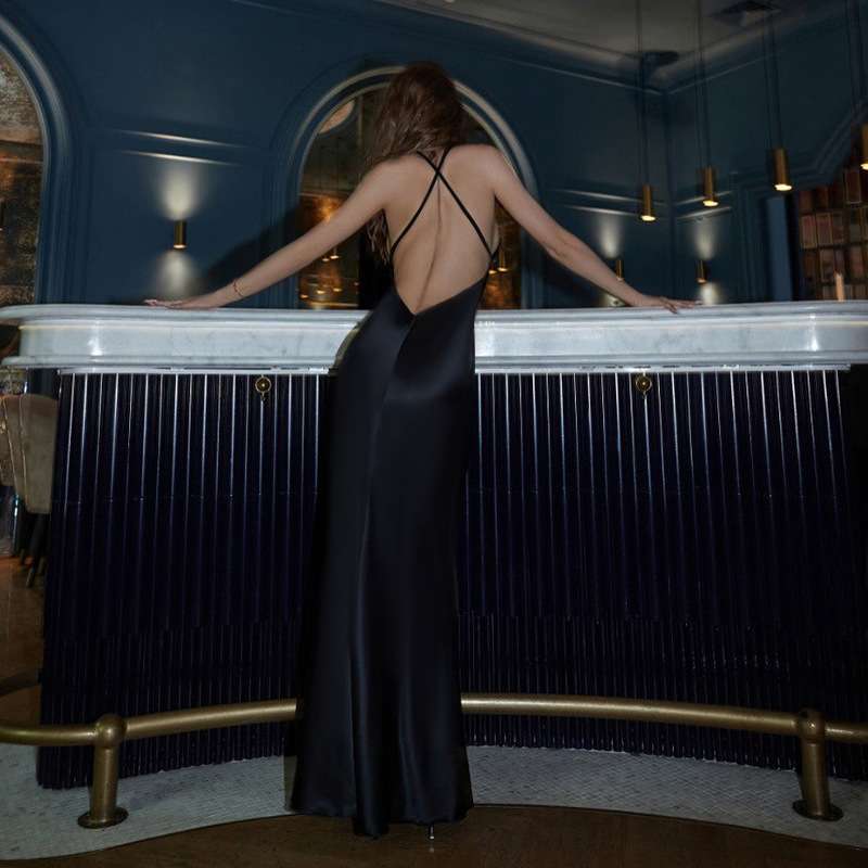 Evening Dress with Lace Detailing image 5