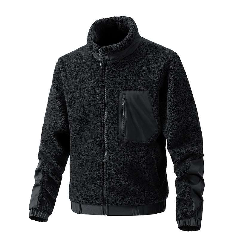 Full Zip Casual Jacket with Pockets for Men image 3