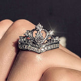 Crown-Shaped Engagement Ring image 5