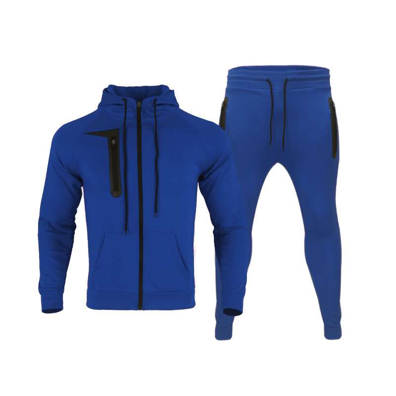 Mens Sports Set Gym Wear - XXL, Blue image