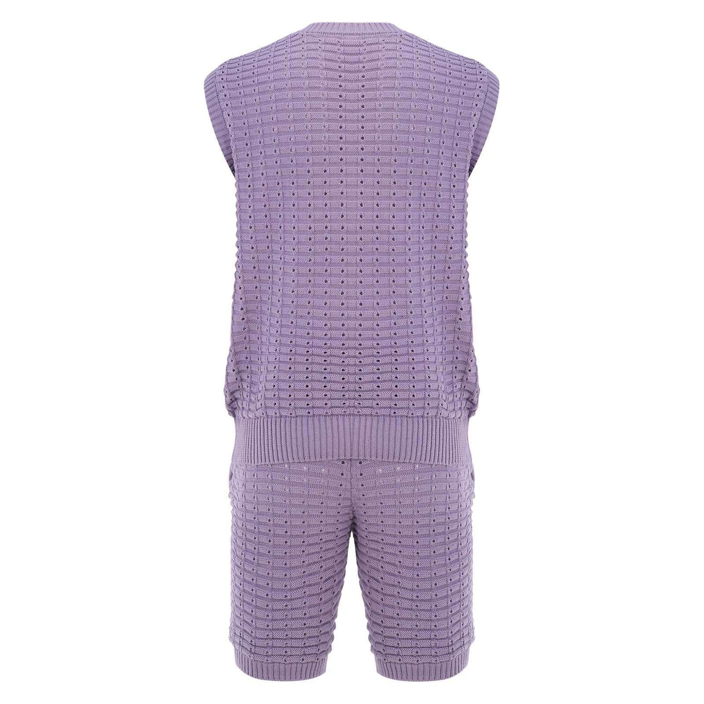 Knit Vest and Shorts Set image 4