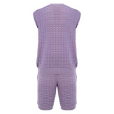 Knit Vest and Shorts Set image 4