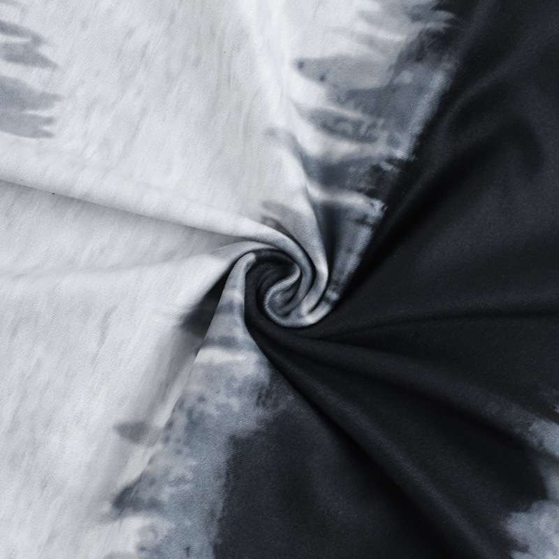 Monochrome Mural Maxi Dress image 5