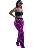 Printed Wide Leg Trouser image 0