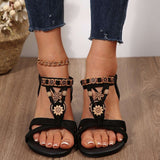 Floral Embellished Sandals