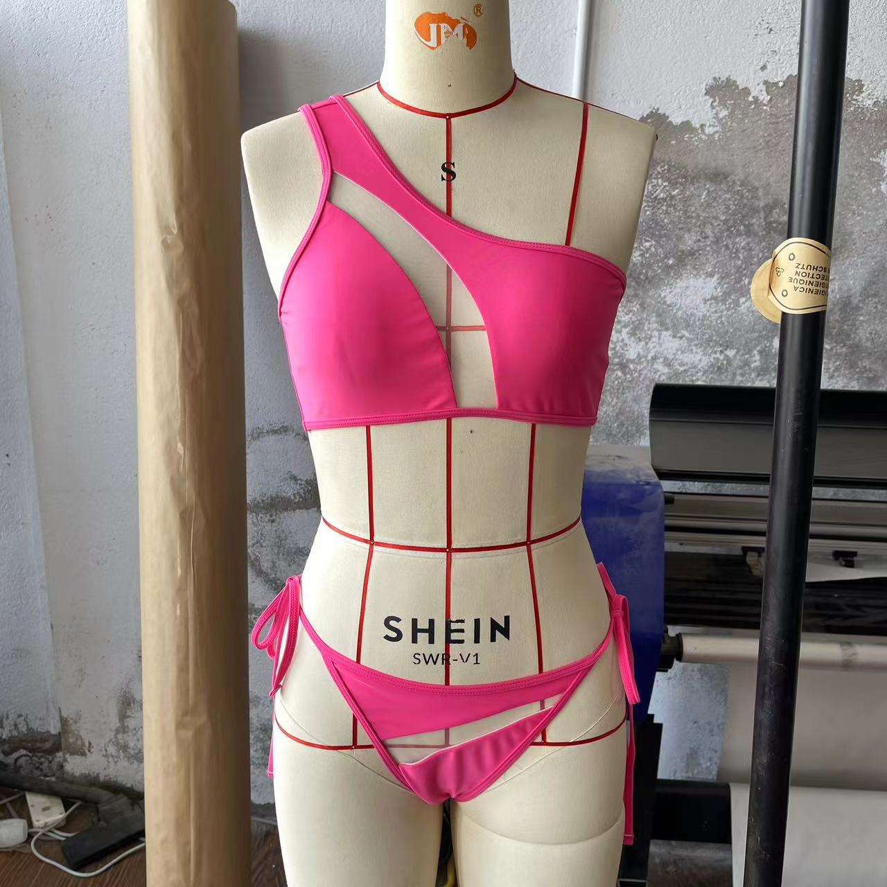 Asymmetric Bikini with Cutout Details image 3