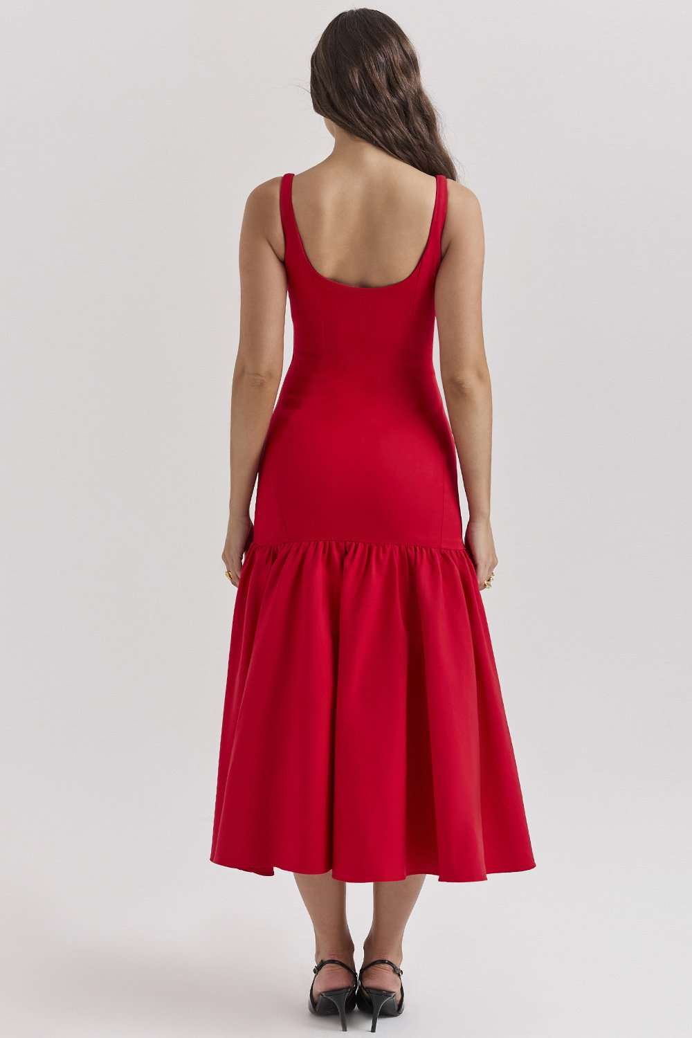 Scarlet Siren Drop Waist Midi Dress image 3