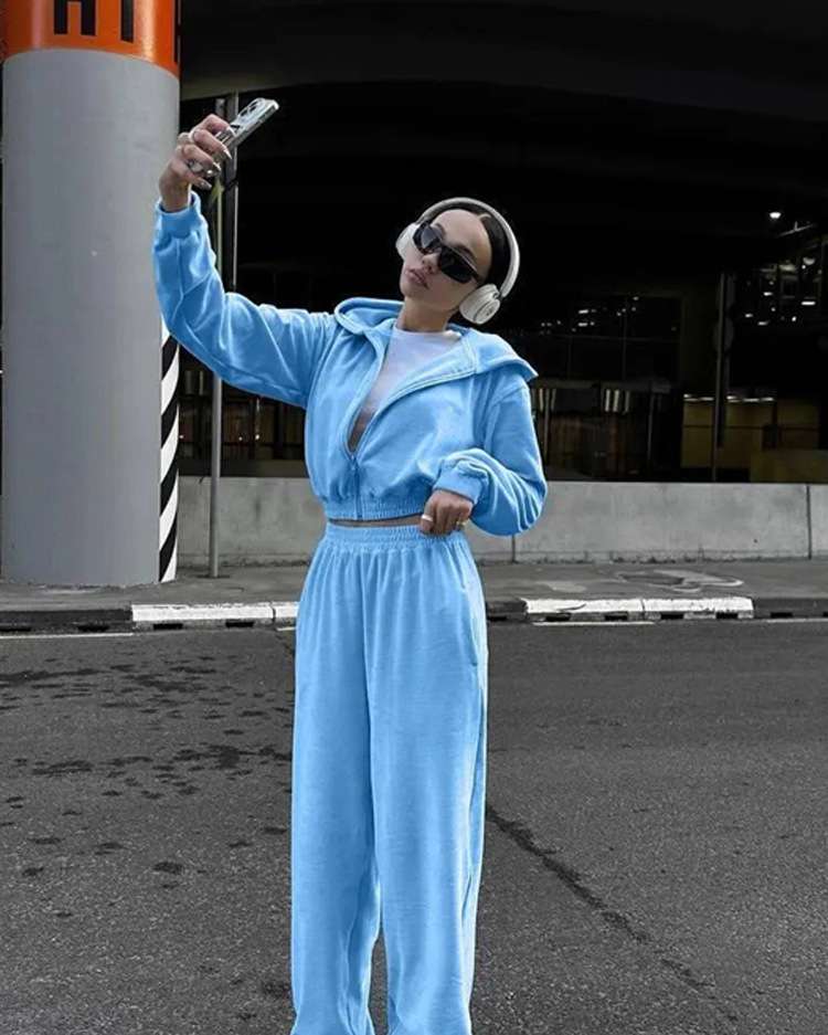 Velvet Athleisure Set image 5