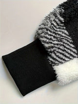 Oversized Checkered Fleece Jacket image 6