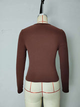 Twist-Front Long Sleeve Top image 5