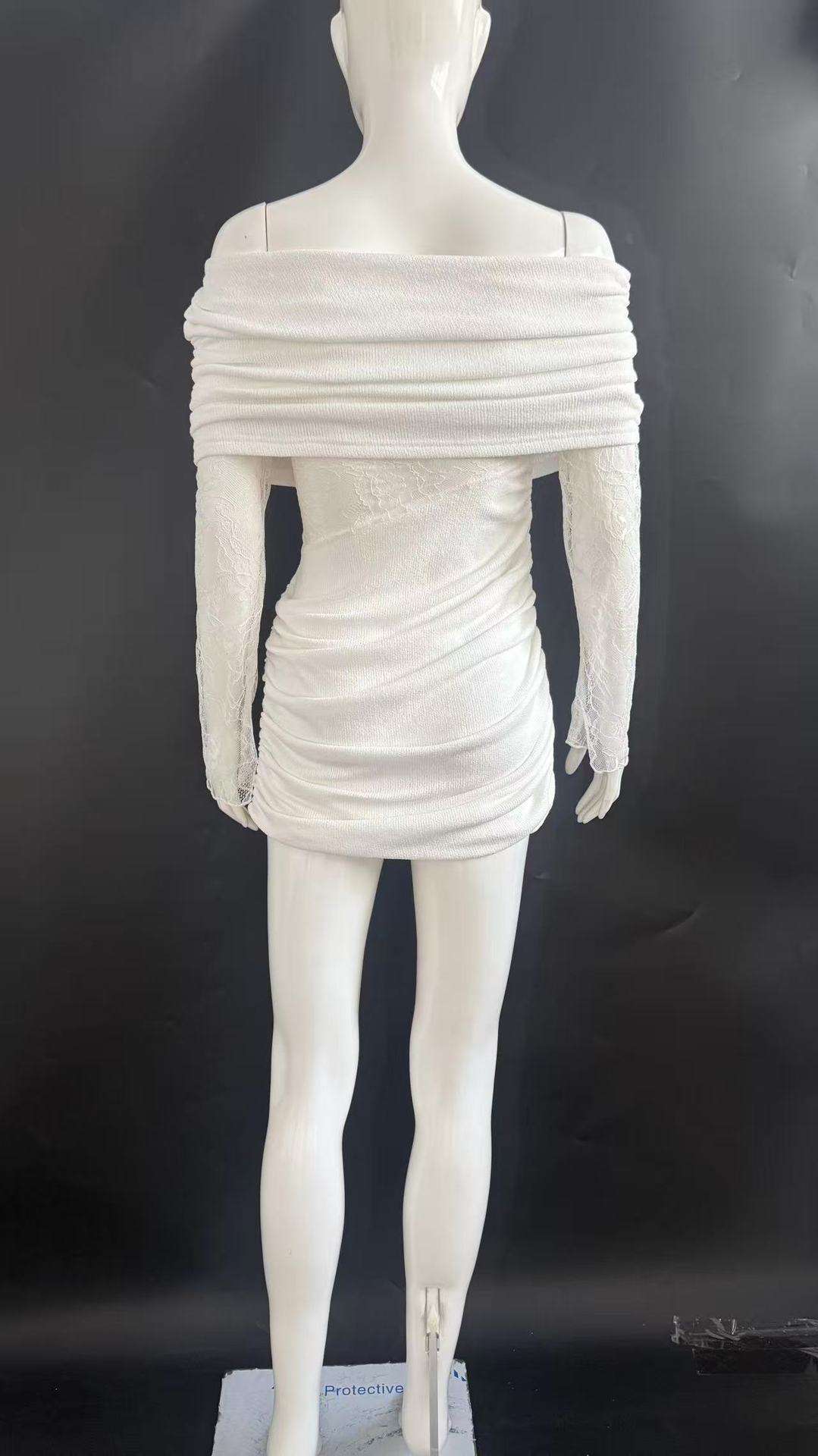 Off-Shoulder Lace Dress image 4