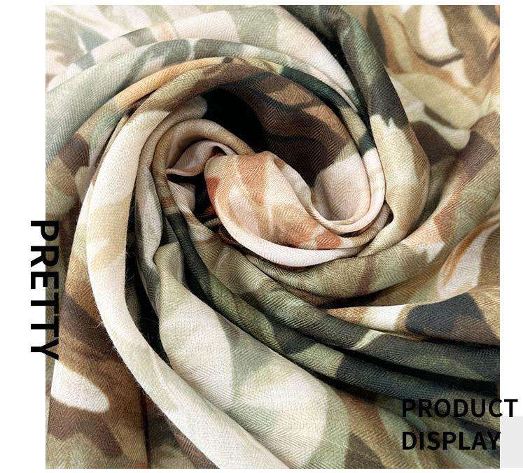 Vintage Floral Print Scarf image 5