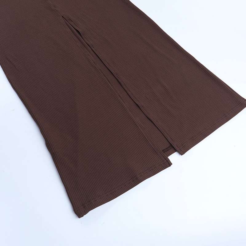 Knit Set with Crop Top & High-Waisted Skirt image 5