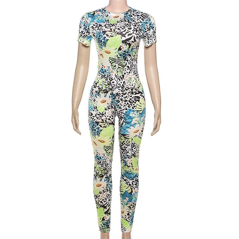 Tropic Print Jumpsuit image 2