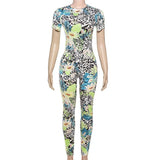 Tropic Print Jumpsuit image 2