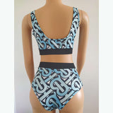 Stylish Geometric Bikini Set image 2