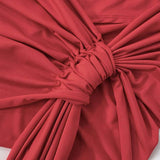 One-Shoulder Ruched Mini Dress image 7