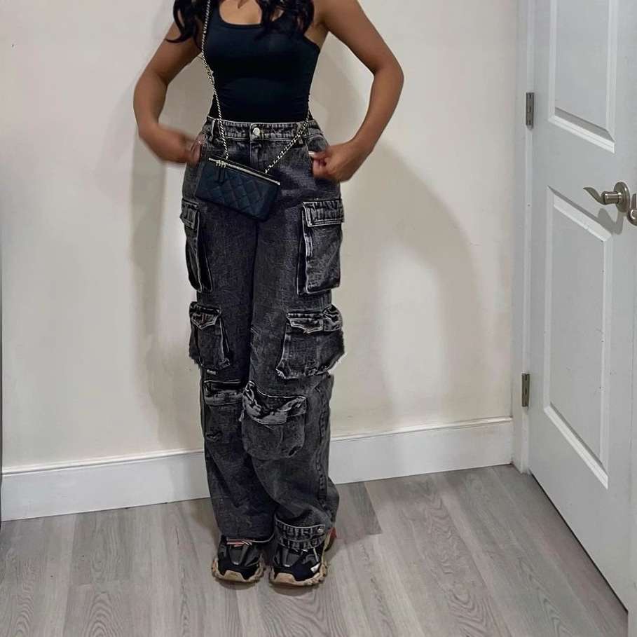 Cargo Utility Pants with Multiple Pockets image 3