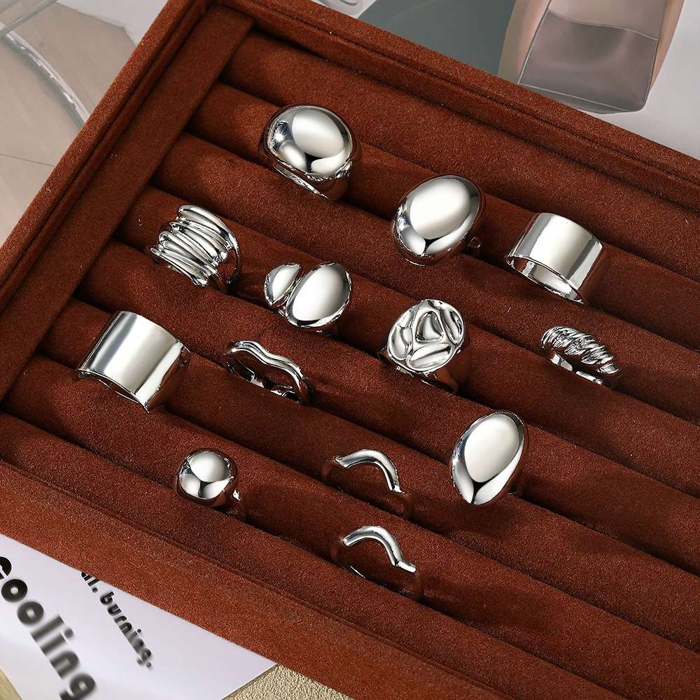 Silver Statement Rings Collection image 0