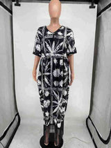 Spring Summer Loose Print Tassel Dress image 8