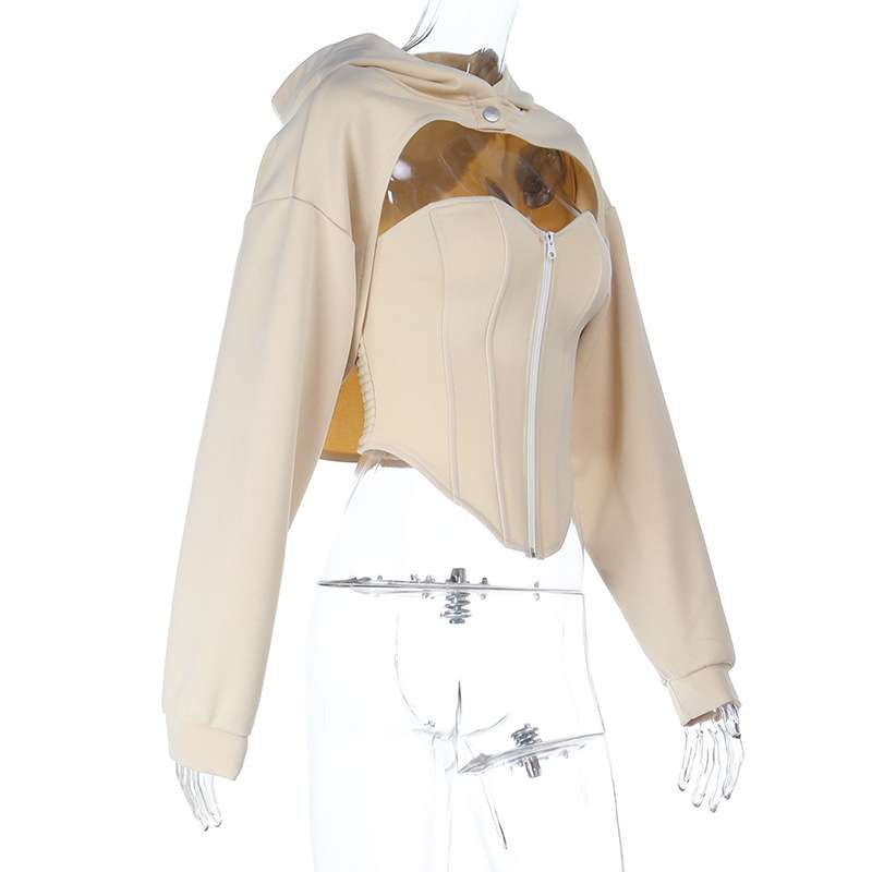 Elegant Couture Set with Corset Detailing image 3