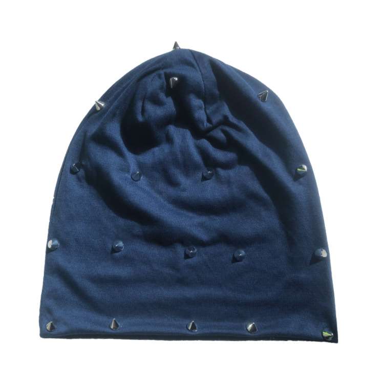 Warm Baggy Slouchy Beanie Hat - Free Size, Adriatic Blue image