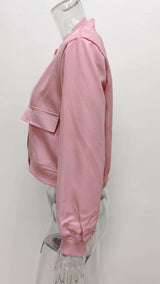 Casual Stand-Collar Button Jacket image 8