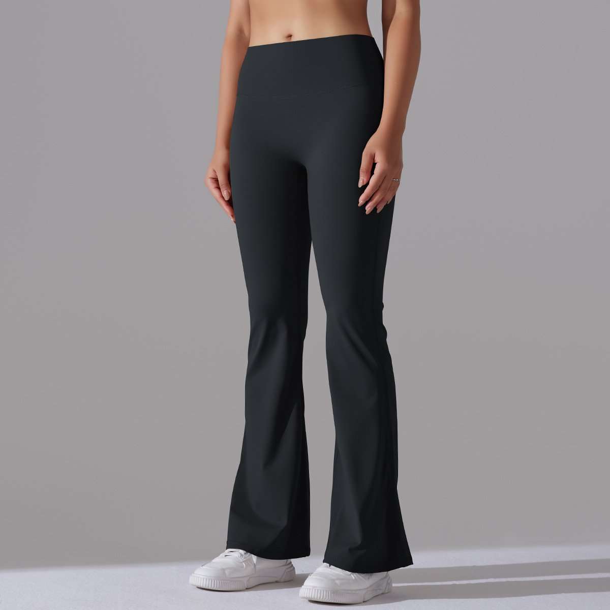 High-Waisted Wide-Leg Pants image 1
