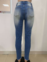 Asymmetrical Zip Bootcut Jeans image 3