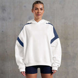 Athletic Urban Oversized Hoodie - M, White image