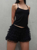 Womens Ruffle Shorts image 1