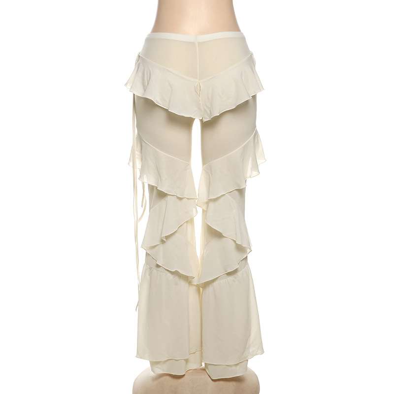 Chic Ruffled Palazzo Pants image 6