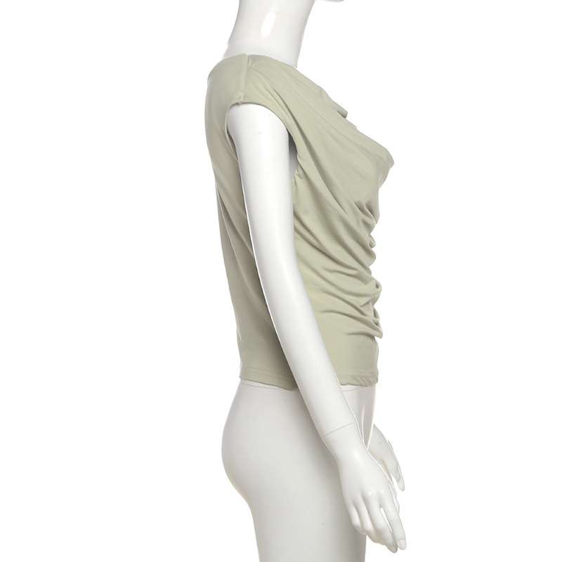 Elegant Draped Sleeveless Top image 4