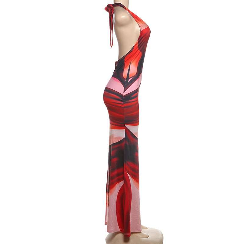 Sunset Petal Maxi Dress image 5