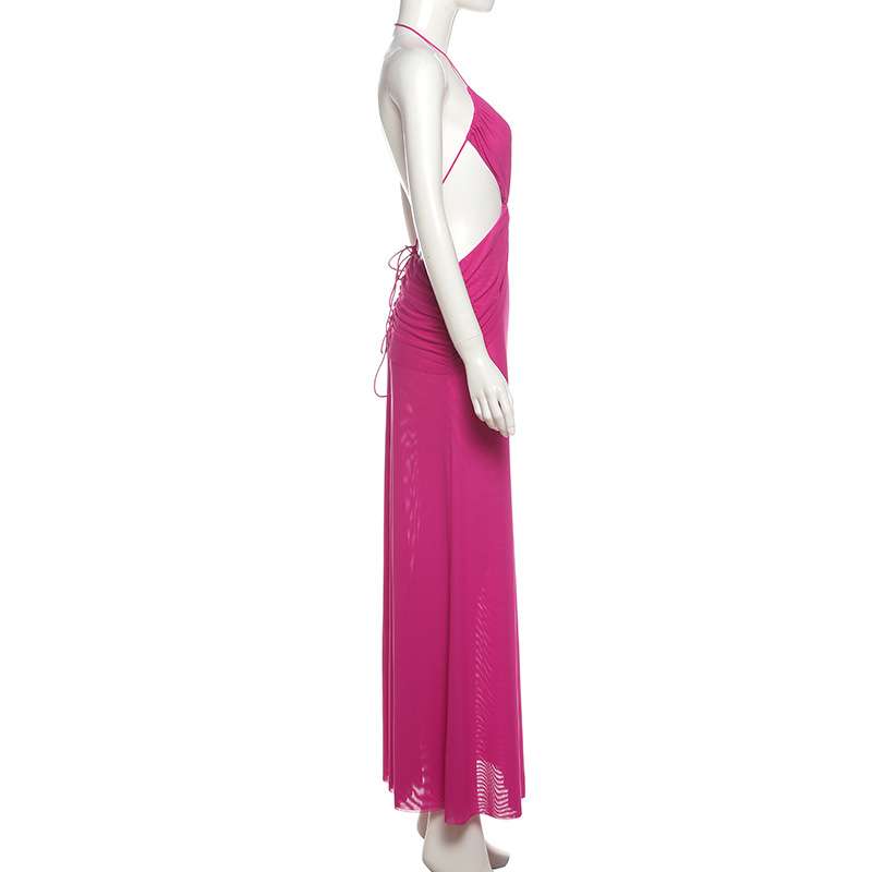 Cutout Drape Maxi Dress image 5
