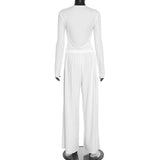 Casual Lounge Set with Drawstring Pants image 3