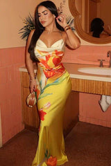 Floral Print Maxi Dress image 0