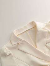 Elegant Long Sleeve Split Hem Blazer Leg Pants image 5