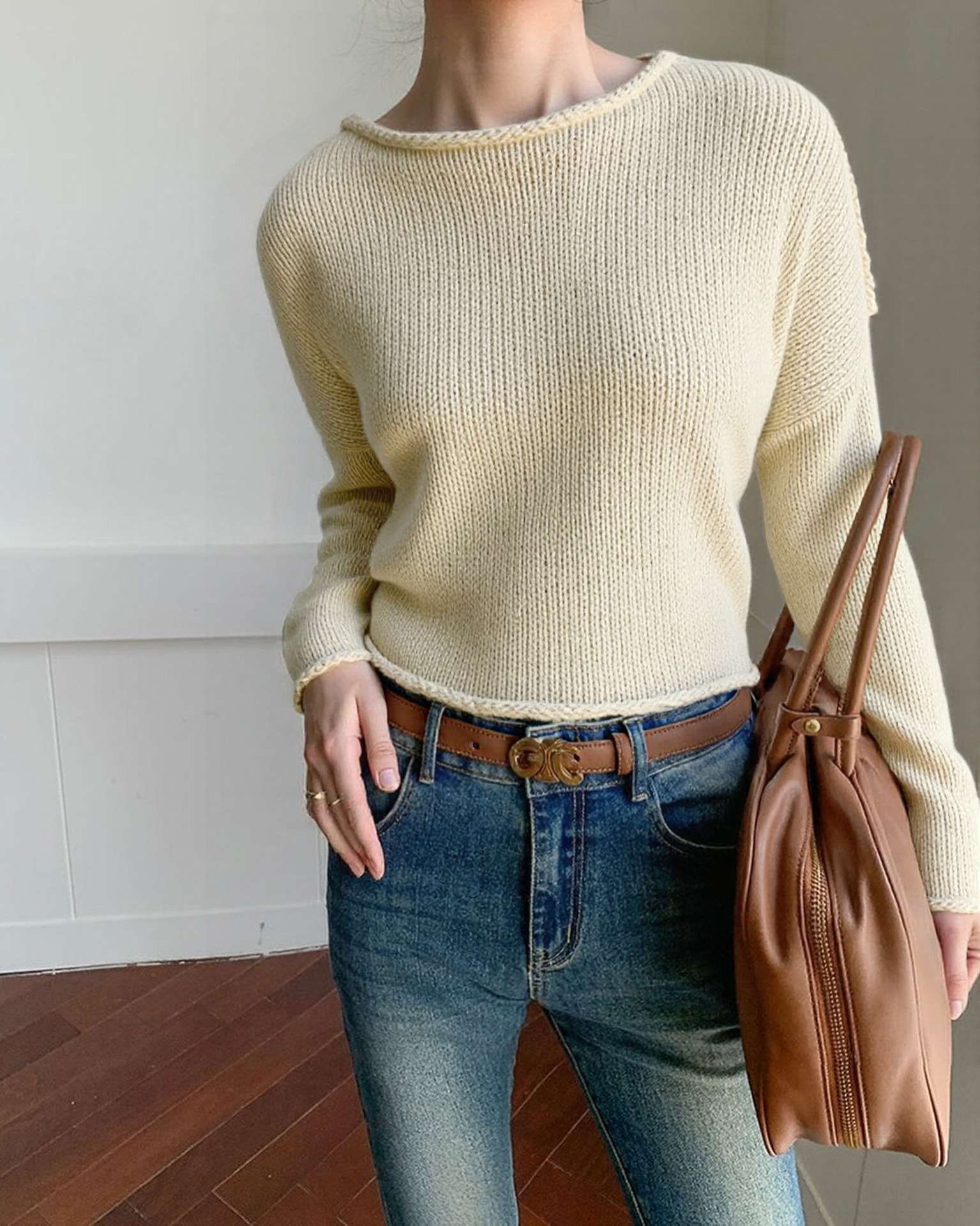 Cozy Knit Fashion Top image 1