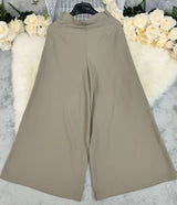 High-Waisted Wide-Leg Trousers image 4