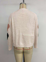 Heart-Pattern Buttoned Cardigan image 7