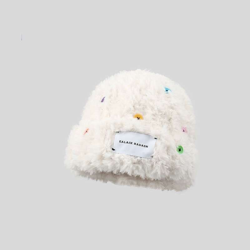 Women's soft hat, with warm ear button image 3