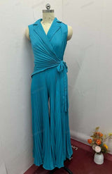 Pleated Sleeveless Jumpsuit image 4