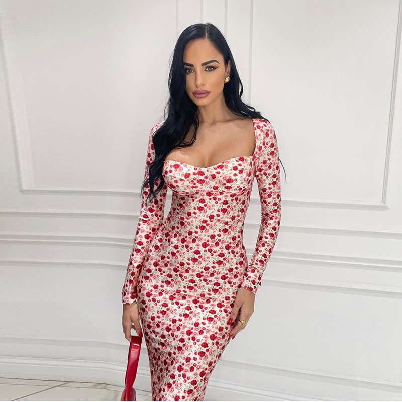 Femme Elegance Midi Dress image 1