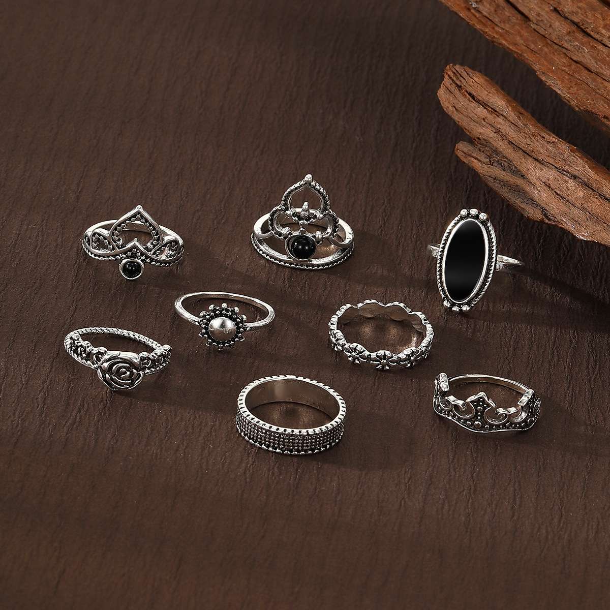 Boho Chic Silver Ring Collection image 5